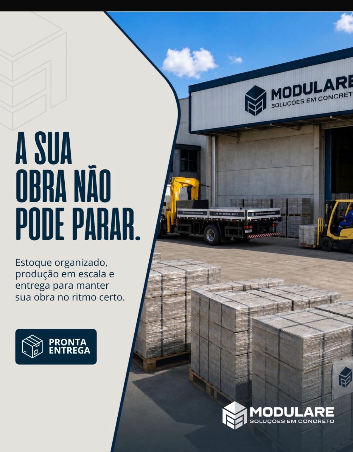 Execução de obras residenciais e comerciais pela Modulare em Rondonópolis-MT